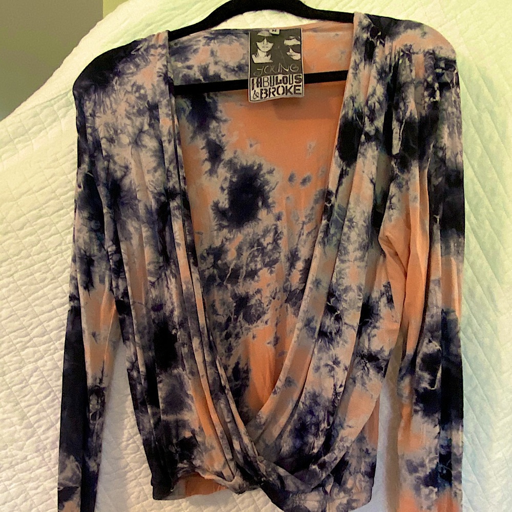 Young Fabulous Broke Wrap Top